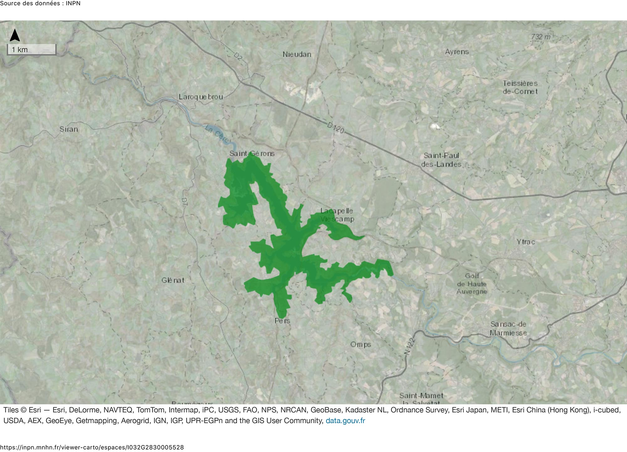  ZNIEFF : Lac du Barrage de Saint Etienne Cantal&egrave;s dans le Cantal